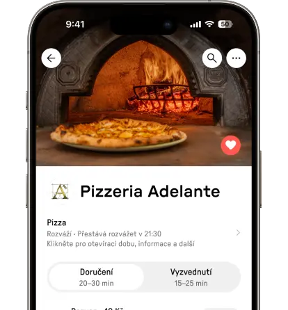 Náhled do mobilní aplikace Reservo Eats